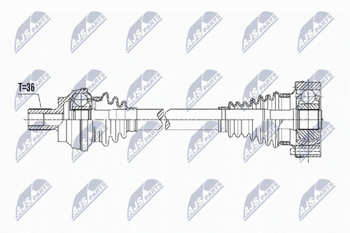 Albero motore nty npw - motore, npw-vw-089