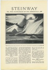 Steinway Esperienze Proprietarie Unico Orgoglio del Possesso Godimento 1927 Pubblicità Vintage