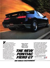 1985 Pontiac Fiero GT Vintage