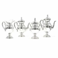 Servizio da Caffè e da Tè in Argento 800 Stile Inglese Quattro Pezzi
