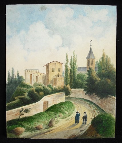 Disegno acquerello 1851 stile - 1851,