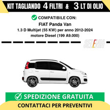 Tagliando per FIAT Panda Van 1.3 D Multijet 55 kw - 3 Lt di Selenia + 4 Filtr...