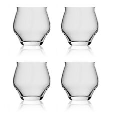 4 Bicchieri Bicchierini da Amaro Liquore Whisky Rum BRANDANI in Vetro Set Regalo