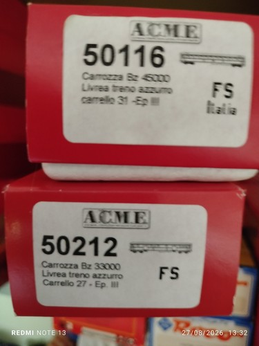 Set acme carrozze livrea - set,