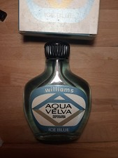AQUA Velva Ice Blue Williams New York After Shave Vintage Collezionismo 