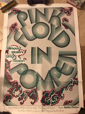 Pink Floyd a Pompei Pompei Rara Poster Film Germania 84x59 cm