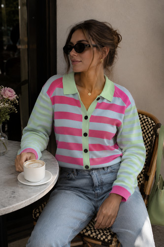 Zara cardigan righe - cardigan,