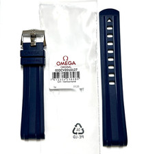Cinturino originale OMEGA 20mm per orologio Seamaster Diver 300 42mm cinturino gomma blu