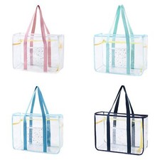 Borsa tote trasparente - trasparente,