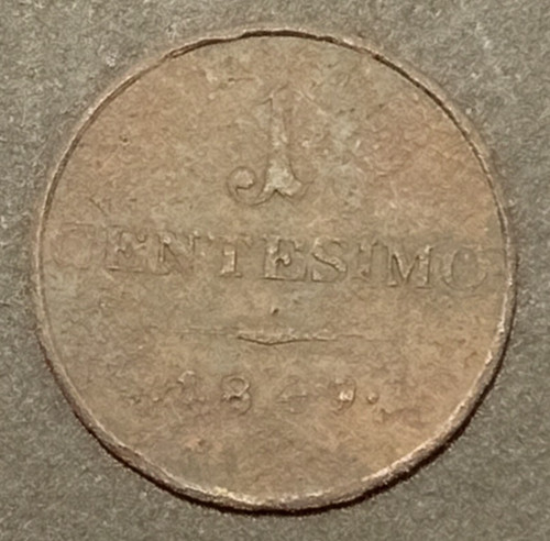 Centesimo 1849 regno - bb,