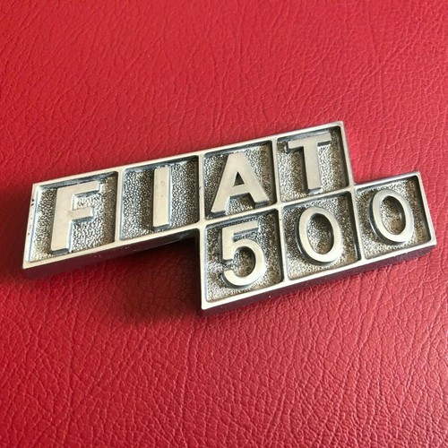 Fiat 500 logo metallo - 500,