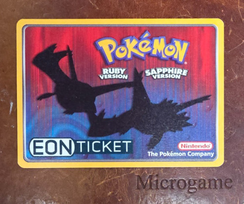 Biglietto pokemon eon - biglietto,