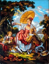 Tela stampata "Romance" per