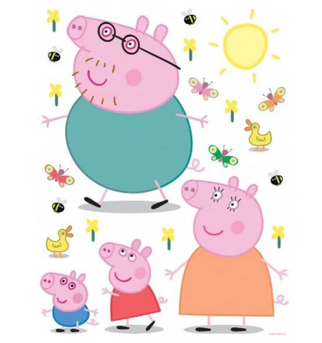 Set adesivi murali peppa pig - set,