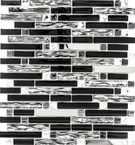 Mosaico vetro acciaio - /,