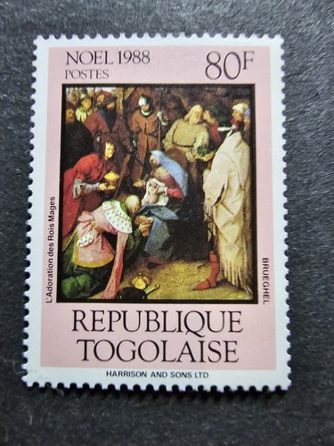 Timbro togo natale quadro - timbro,
