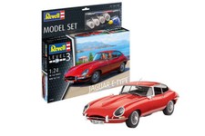 Modellino auto kit di montaggio JAGUAR E-TYPE MODEL KIT scala 1:24 modellismo