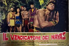 IL VENDICATORE DEI MAYAS-Ercole contro il gigante Golia-Fotobusta originale-1965