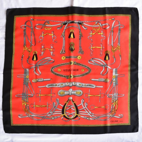 Foulard celine vintage - foulard, seta