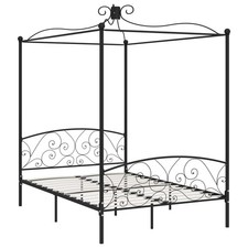 Letto baldacchino nero in - a,