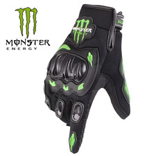 Guanti Moto Monster Energy Sportivi Traspiranti Protettivi Motocross MTB Unisex