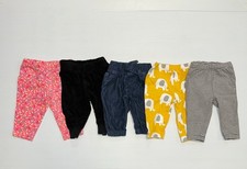Lot of 5 Baby Girl Pants