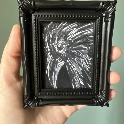 Stampa della mia - arte, corvo