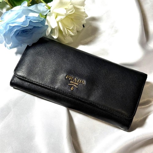 Portafoglio lungo prada bifold - portafoglio,