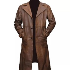Cappotto uomo trench pelle - trench,