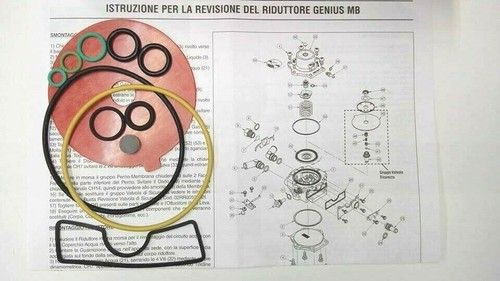 Kit riparazione riduttore gpl - kit,
