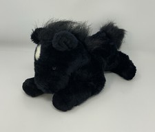 Peluche A&A Beanie Horse nero