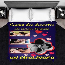 Plaid personalizzato con foto