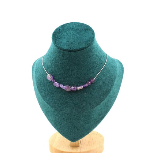 Collana perle ametista - 10,