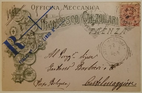 Faenzacartolina testatina - ra)cartolina,