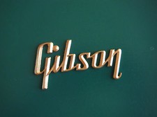 Gibson Amp Logo - oro