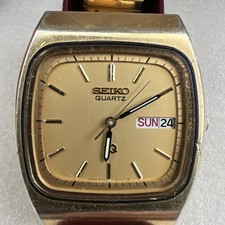 Seiko SQ Vintage anni 80 Uomo Quartz Day Date 8123 - 5089 batteria nuova montata 