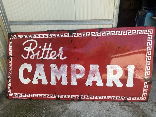 Insegna smaltata vintage - insegna,