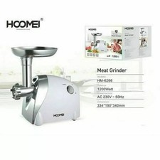 Tritacarne Elettrico Professionale per Macinare La Carne, Fare Salsicce, Acciaio