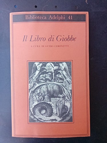 Libro giobbe ceronetti - il, di