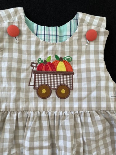 Pagliaccetto quadri smocking - a,