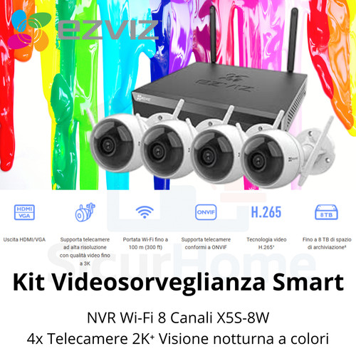Kit videosorveglianza ezviz - videosorveglianza,