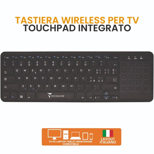 Tastiera wireless con touchpad - tastiera,