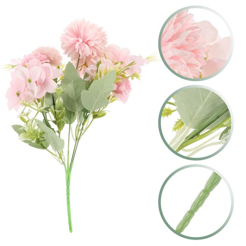 Bouquet rose artificielle - rose,