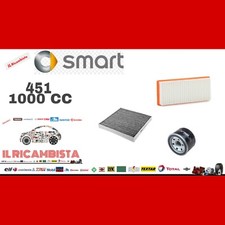 KIT TAGLIANDO FILTRI SMART FORTWO COUPE  451 1000CC BENZINA  BRABUS TURBO 