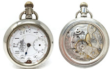 Orologio Marvin watch ferrovie philadelphia silverode pocket watch railways 58mm