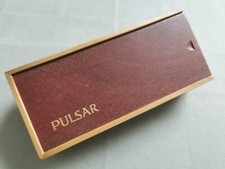Pulsar Rare vintage wooden watch box for any models in very good condition