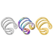 Stainless Steel Triple Band