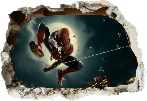 Adesivo parete spiderman super - adesivo,