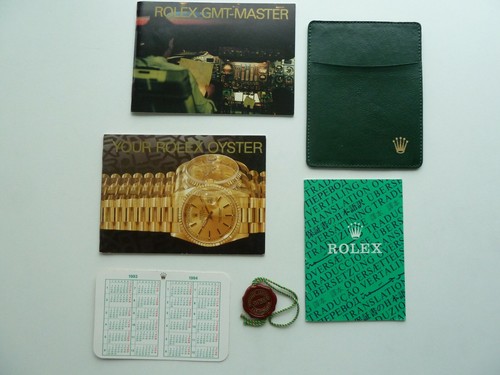 Rolex gmt master booklet - set, 6