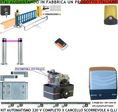 Cancello elettrico scorrevole - elettrico,